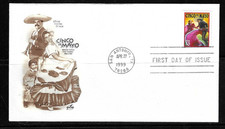 USA SC # 3309 Cinco De Mayo FDC .  Artcraft cachet