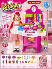 Fun with Friends Kitchen Play Set with 43-Piece Play Set Accessories, Ages 2 