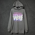Pokémon Size 16 Grey Hoodie Graphic Print Cotton Polyester NWT Long Sleeve Hood