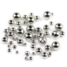 Stainless Steel Spacer Beads Ball 3mm 4mm 5mm 6mm 8mm Round Jewelry DIY Finding
