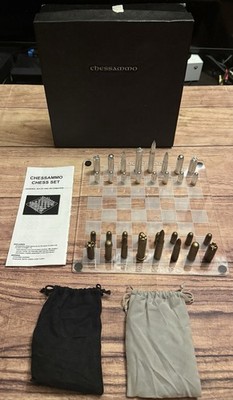 Chessammo Bullet Chess Set High Quality 100% Complete With Box & Instructions 