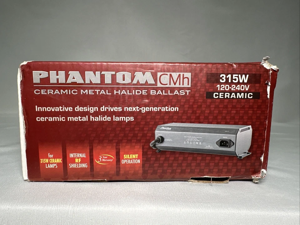 Phantom II CMh Ceramic Metal Halide Digital Ballast, 315W, 120V/240V - NEW! - Image 4 of 4