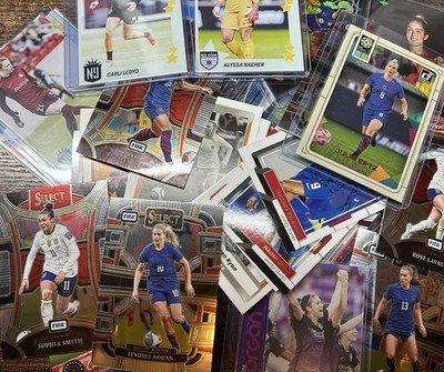 MEGA Women's Soccer Lot (100) AUTO + NUMBERED NWSL USWNT WSL stars + BONUS!
