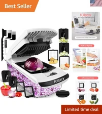 The  Pro Chopper - Vegetable Chopper and Spiralizer, Food Chopper with Contai...