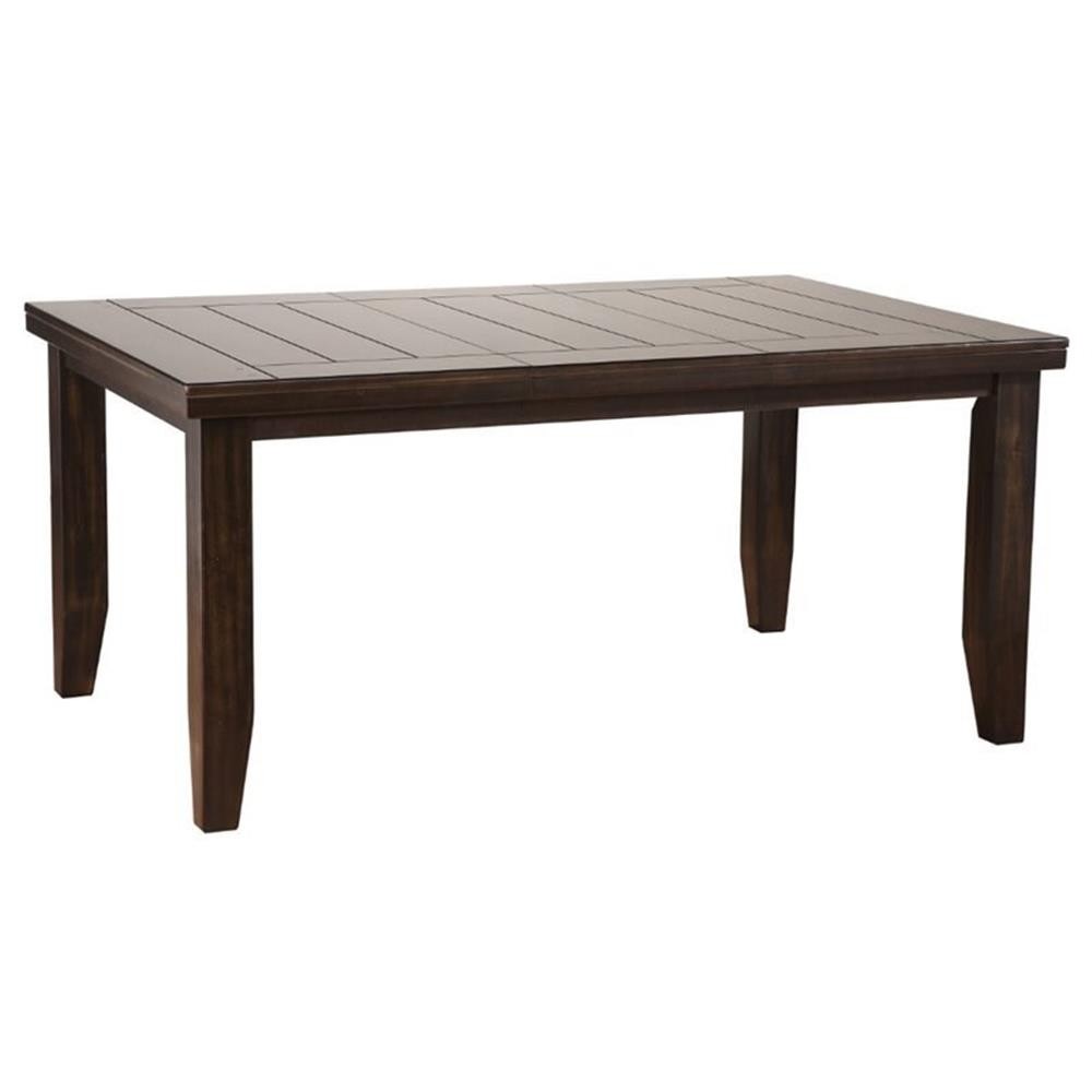 Bowery Hill Espresso Extendable Dining Table for Versatile Space  