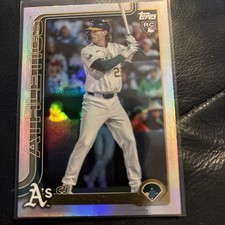 CJ ALEXANDER RC Rainbow Foil 2025 Topps Update US143 Athletics + Base