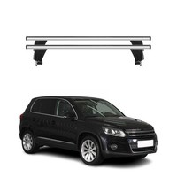Menabo DachträGer GrundtäGer FüR VW Tiguan Mk1 2007-2011 50Kg Alu Grau 2X
