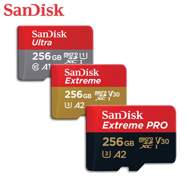 SanDisk Extreme Pro Micro SDXC UHS-I U3 A2 V30 Memory Card (256GB)