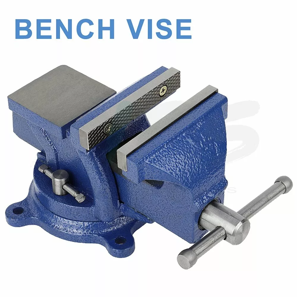 4in Bench Vise Heavy Duty Clamp Drill Press Vice 360 Swivel Base