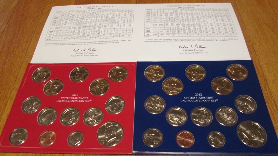 2012 Mint Set U.S. Mint key Date Philadelphia & Denver 28 Uncirculated Coins COA - Image 2 of 3