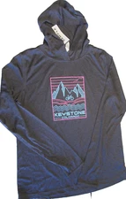 Keystone T-shirt Hoodie 36" Chest Womens Light weight Colorado USA Print