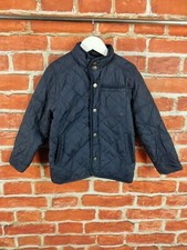 NEXT COAT AGE 6-7 YEARS NAVY BLUE DIAMOND QUILTED LIGHT CASUAL JACKET 122CM BOYS