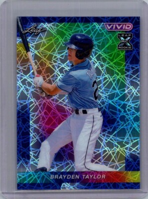 Brayden Taylor 2024 Leaf Baseball 1/1 Pre Production Proof