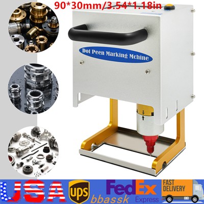 Portable Metal VIN Code Engraving Printer Touch Screen Dot Peen Marking Machine