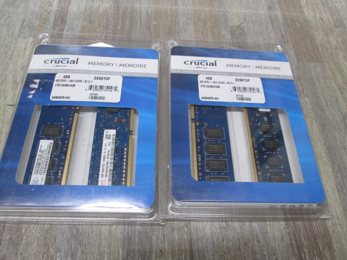 その他 valuable Crucial 8GB (4x2GB) DDR3 -1600 UNIMM 1.5V CL11 DESKTOP MEMERY
