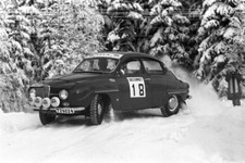 Saab 96 V4 1968 Rally Car Motor Racing 4x6 Photo   