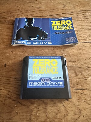 Zero Tolerance Sur Sega Megadrive - Complet PAL - Très Bon état - Jeu De Tir