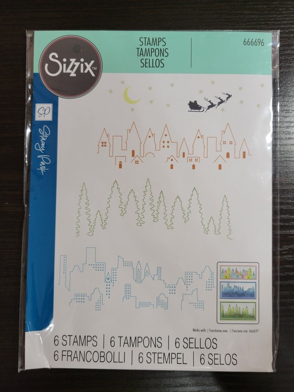 Sizzix A5 Cosmopolitan Clear Stamp Set By Stacey Park The View