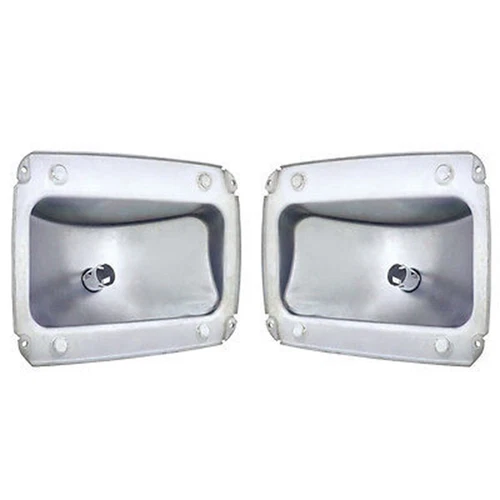 64 65 66 Ford Mustang Rear Tail Light Lamp Lens Socket Left Right Housings Pair - Picture 1 of 4