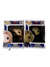 Funko Pop! Vinyl: Marvel - Vers #427 And Talos #431 Complete In Box, Set Of 2