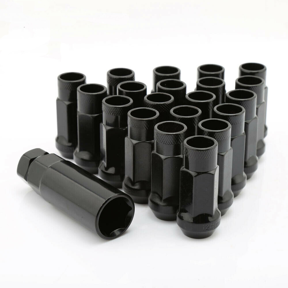 NEW 20PCS Car M12x1.5 Open End Lug Nut Set 48mm Steel Wheel Nuts Bolts
