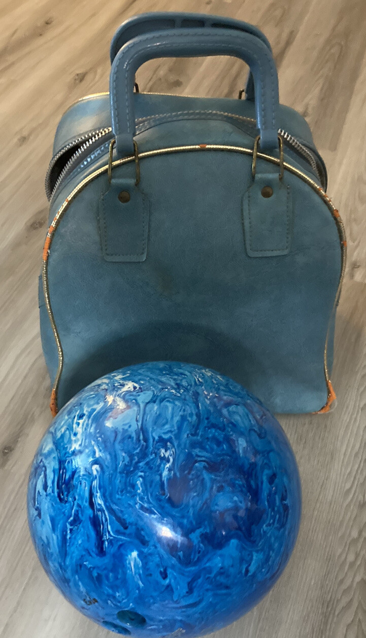 AMF Voit American Bowling Ball Drilled 11 lbs. 9 oz. Blue Metallic