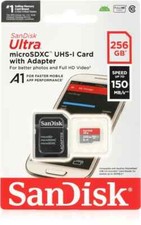 Sandisk Ultra Micro SD Card Memory 256 GB TF Class 10 for Smartphones Tablets