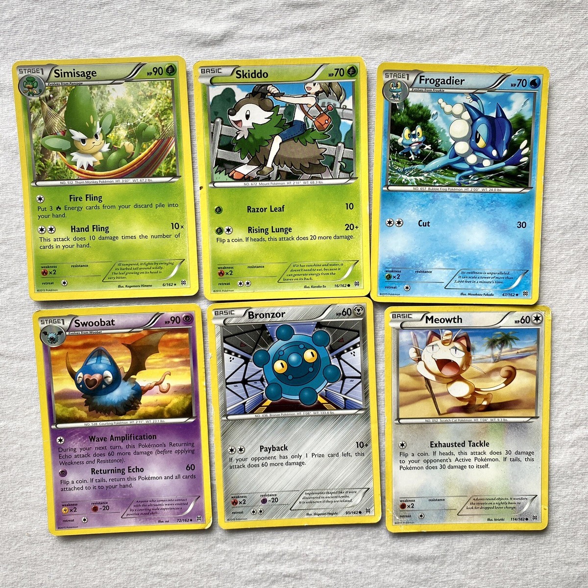 pokemon card sets 2015 - Shaymin-EX (77/108) - XY Roaring Skies [2] Sky Return (30)Return this Pokemon and all cards attached to it to your hand. Pokemon Set of 5 Full