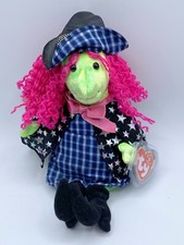 -G TY BEANIE BABY BABIES WITH TAG HALLOWEEN WITCH SCARY 2001