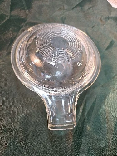 Vintage Pyrex Clear Glass Grab It Bowl 601-B Lid 601-C 2 Cups 550 ML USA NICE!