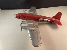 Vintage Marx Tin Engine Bomber Military Plane
