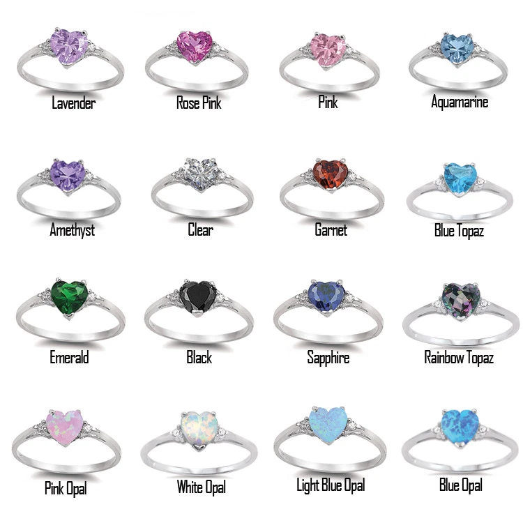 Different clearance promise rings