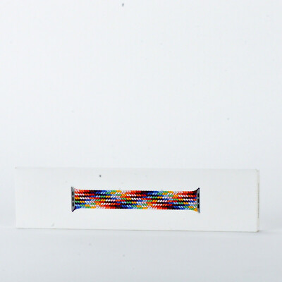 Apple iWatch 42mm 44mm 45mm 1-9 SE Pride Edition Braided Solo Loop Band - Size 6