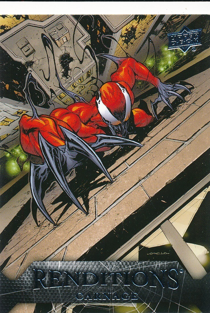 #21 CARNAGE 2024 Upper Deck Marvel Renditions Spider-Man