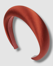  225 Jennifer Behr Women's Red Solid Layla Satin Silk Headband