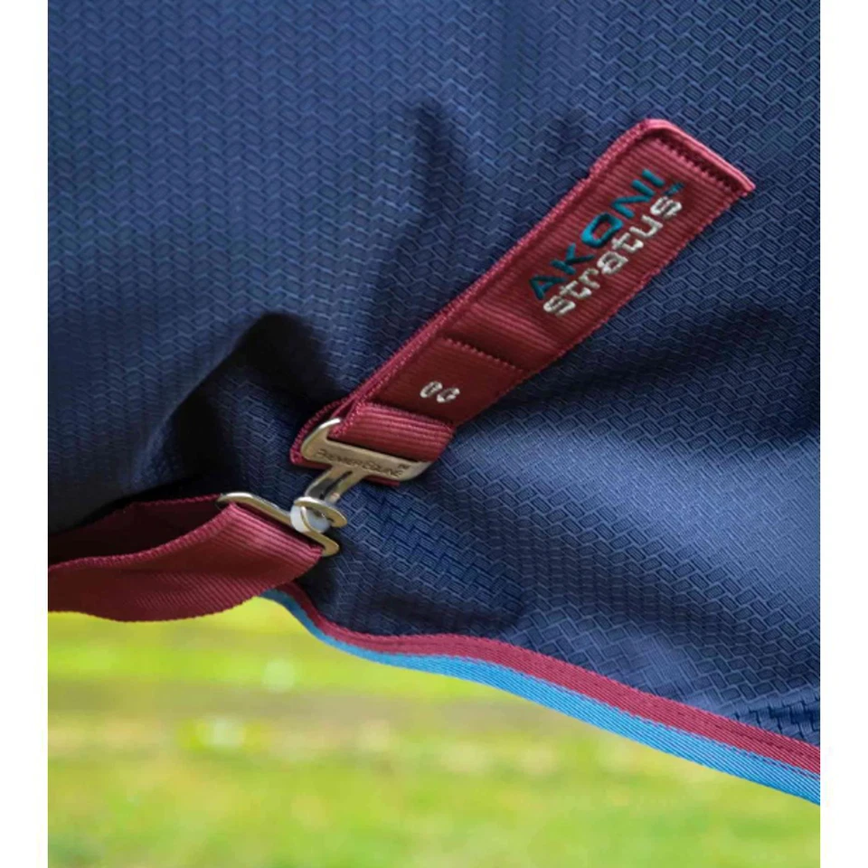 Premier Equine Akoni 0g Turnout Rug With Classic Neck Cover Navy - Image 3 of 4
