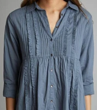Odd Molly Anthropologie Revival Shirt Blouse Top Buttondown Ruffle S1 NWD 221223