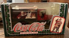 1993 Coca Cola Santa Die-Cast Metal Truck Bank