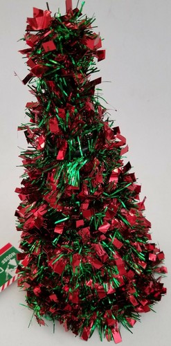 Decorated Tinsel Cone Christmas Trees Table Top 10" 1/Pk, XM2, Select: Type - Picture 10 of 13