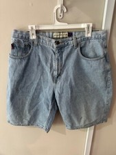 Men's Vintage Bugle Boy Jeans Denim Shorts Size 36x10 O1
