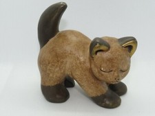 THUN , vintage. Animali . Gatto Siamese. Lunghezza  9 cm. Raro.