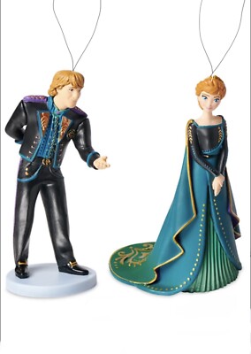 Anna Kristoff PVC Christmas Ornament Figure Wedding Set