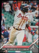 Michael Harris II 2023 TOPPS NOW #245 - 1st Career Walk-off Hit Rookie Exclusive