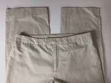 RALPH Ralph Lauren Pants Beige High Rise Straight Leg Stretch Women's Size 8