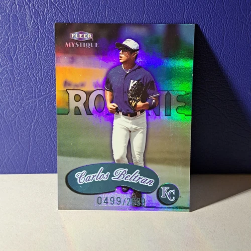 #149 Carlos Beltran Kansas City Royals 1999 Fleer Rookie /2999 Mystique Insert
