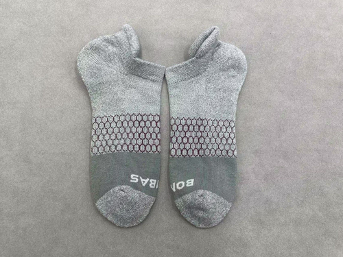 3 Pairs Bombas Women's Tri-Block Marl Ankle Sock Size M Green apricot dark green - Picture 3 of 3
