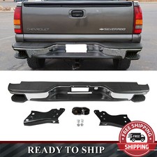 Chrome Rear Step Bumper Assembly For 1999-2006 Silverado 1500 Wcorner Steps Chrome Rear Step Bumper Assembly For 1999-2006 Silverado 1500 Wcorner Steps