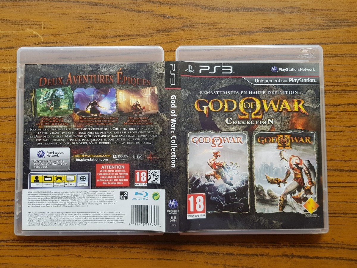 Jeu God Of War Collection Volume 1 Pour PS3 - Version Française, Très Bon état, Sans Notice