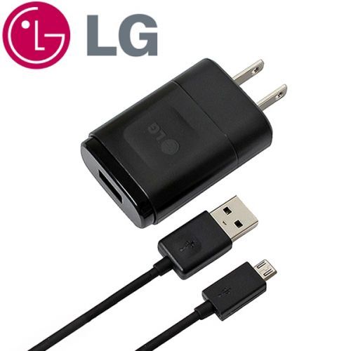 NEW Original OEM LG Wall Home Charger + Micro USB Data Cable