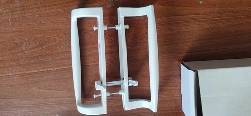 UPVC Fuhr Porta Scorrevole Patio Maniglia D 90pz Leva In Linea Coppia Set Ellbee Caravan - Foto 14 di 17